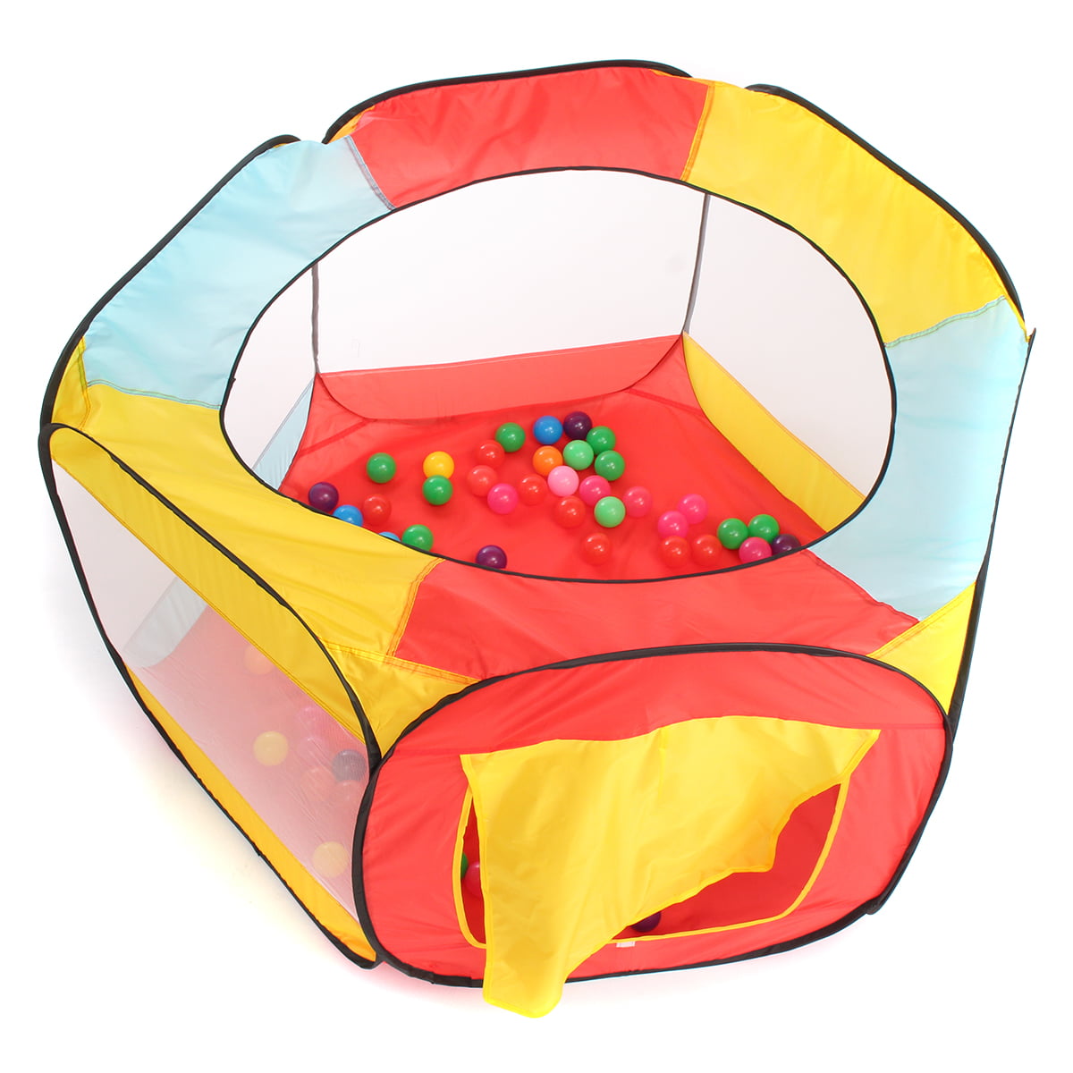Portable Kid Play House Toy Tent Indoor Toddlers Tent Game Gifts with 100 Balls 