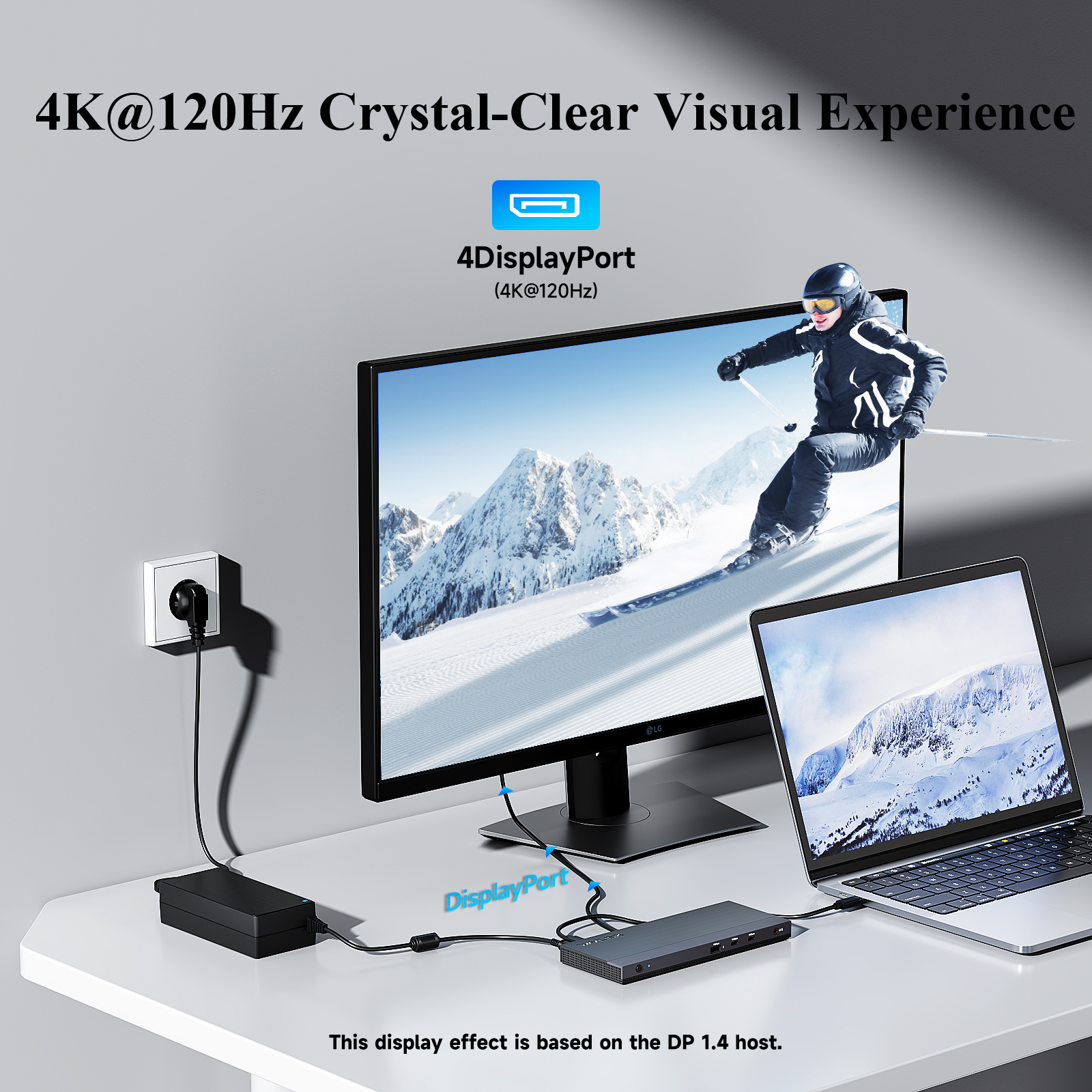 WAVLINK 12-in-1 Triple Display Laptop Dock , USB-C Docking Station with HDMI & 2 DiaplayPort, 100W Power Delivery, 4 USB-A, 2 10Gps USB-C, Gigabit Ethernet for Laptops