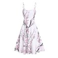 thumbnail image 5 of Edvintorg Dress Sets for Women Fashion Summer V-Neck Short Sleeve Floral Print Vacation Zipper Dress Sets Holiday Outfits for Women L, 5 of 5