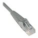 TRIPP LITE N201-005-GY 5 ft. Cat 6 Gray Cat6 Gigabit Gray Snagless Patch Cable - image 3 of 8