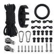 thumbnail image 3 of de carro de anclaje para canoa y Kayak, aparejo de cuerda de 9M, anillo redondo, Hardware de montaje, almohadilla para Kayak, taco en Zig Zag para Cola Carro de anclaje para canoa, 3 of 8