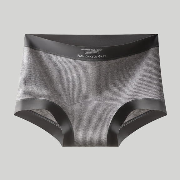 Vibrex Underpants for Women Plus Size Fashion Women's Ventilate Underpants Solid Soft Regular Comfortable Briefs,L-3XL
