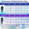 thumbnail image 6 of Men Women Wetsuit 3mm Neoprene Full Diving Suits Long Sleeve Thermal Sun Protection Stretch Wetsuits for Surfing Snorkeling Canoeing, 6 of 6