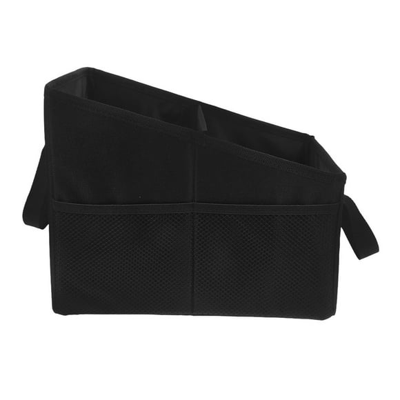 HLONK Organisateur de Coffre de Voiture Pliable avec Poignées pour Rangement de SUV Boîte de Rangement en Tissu Oxford Multi-Usage pour Organisation de Coffre Arrière