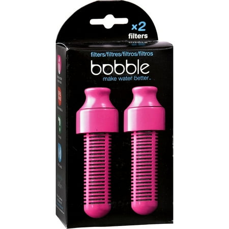 - Replacement Water Filter, Magenta 2 Pack (Pack of 2), Ingenious. replaceable. fits all bobble bottles. Colorful choices. every filter equates to 300 singl..., By Bobble Ship from US