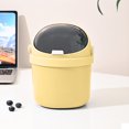 thumbnail image 6 of Naittoop Desktop Trash Can Cute Clutter Bins Student Dormitory Household Trash Can With Lid Living Room Waste Kitchen Bathroom, 6 of 7