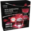 Olay Regenerist Micro Sculpting Cream Moisturizer 1.7oz jar and Detoxifiying Pore Scrub Cleanser 6.5oz tube Duo Pack