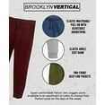thumbnail image 3 of BROOKLYN VERTICAL 2-Pack Boys French Terry Joggers Pant|Soft Comfortable Cotton,Drawstring Pull,Pockets| Small-XL, 3 of 5