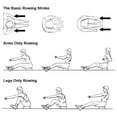 thumbnail image 4 of Gymax Pliable Magnétique Rameur Exercice Cardio Résistance Réglable, 4 of 10