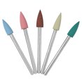 thumbnail image 2 of Tignapoo Silicone Nail Buffing Bit Set for Electric Nail Drill - 5 Piece Polishing Tool Kit with Various Shapes, Ideal for Natural & Artificial Nails, Easy to Store and Carry, Model 06#, 2 of 7