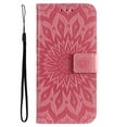 thumbnail image 2 of Allytech for Apple iPhone 15 Plus Case Wallet, Mandala Embossed PU Leather Flip Folio Cover Cards Slots Stand Protective Shockproof Wallet Case Cover for Apple iPhone 15 Plus - Pink, 2 of 12