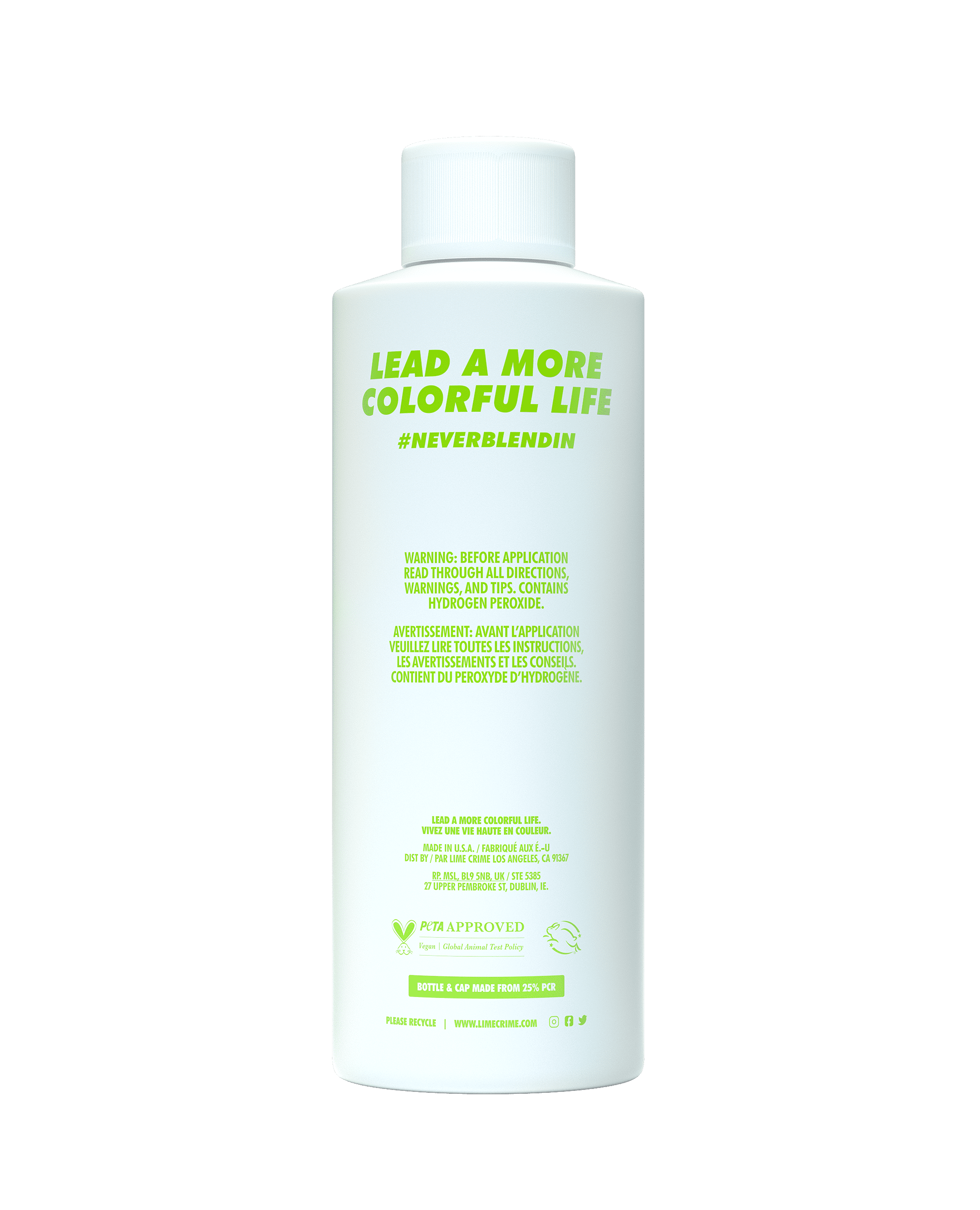 (3 pack) Lime Crime Unicorn Bleach Party, 40 Volume Hair Lightening Kit, 3 Piece Set (Unisex)