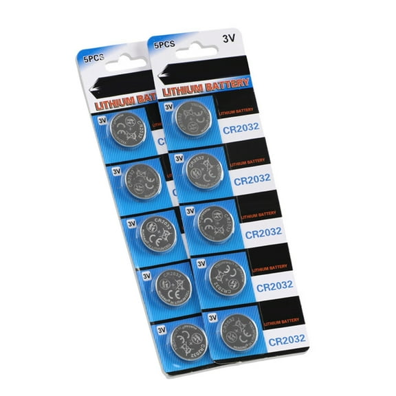 WINDLAND 5/10Pcs CR2032 3V Lithium Button Cell Battery for Watches Temperature Sensors