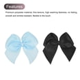 thumbnail image 4 of Uxcell 100Pcs Mini Ribbon Bows 1" Mini Fabric Satin Ribbon Flower Bows Black & Blue, 4 of 4