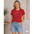 thumbnail image 3 of America 250 Rhinestone PRINTED Shirt 250th Anniversary 4th of July Tee Patriotic Bling Shirt Red White Blue USA Top, 3 of 8