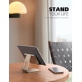thumbnail image 2 of Soporte para tableta Lamicall, soporte de escritorio ajustable, dorado, 2 of 7