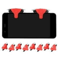 thumbnail image 4 of Mobile Game Controller, Internal Slot Design 8 Pcs F1 Metal Games Button Soft Scratch-resistant Rubber Phone Game Controller  For Mobile Games Yellow,Red,Black, 4 of 8