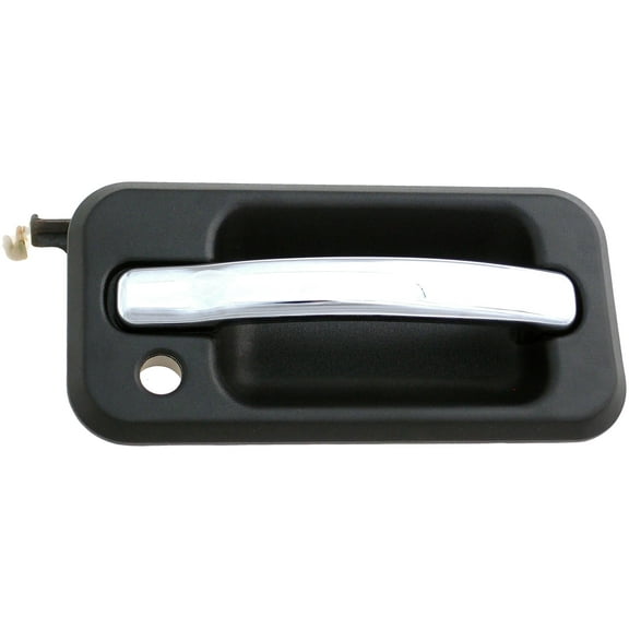 Dorman 83398 Front Passenger Side Exterior Door Handle for Specific Hummer Models, Chrome Lever and Black Housing