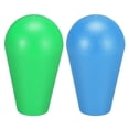 thumbnail image 1 of Cabeza de mango de bola de joystick ovalada elíptica tipo americano para reemplazo de piezas de juego de arcade DIY Verde Azul 2Pcs, 1 of 3