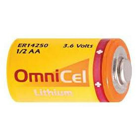 12 x Batterie au Lithium Primaire Omnicel ER14250 (ls14250) 1/2 aa 3,6 volts (1200 mAh)