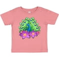 thumbnail image 3 of Inktastic Peacock and flowers Boys or Girls Baby T-Shirt, 3 of 5