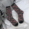 thumbnail image 5 of Rateoe Valentine'S Day for Women Casual Calf Socks - Cute Crew Socks - Thin Soft Above Ankle Socks Size 5-11, 5 of 6