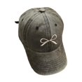 thumbnail image 2 of Gorra de béisbol con lazo, gorra de camionero informal de primera calidad para correr al aire libre, señoras y mujeres negro, 2 of 8
