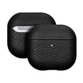 thumbnail image 1 of EZLIFE Funda protectora de cuero de lichi de colores para auriculares AirPods 4 R0E5, 1 of 7