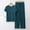 Army Green, variant on TACILIP 2 Piece Sets for Women Summer Loungewear Sets Outfits Round Neck Short Sleeve Tops Wide Leg Pants Pajamas for Women Set