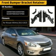 thumbnail image 2 of Soporte del parachoques delantero Unique Bargains para Nissan Altima 2013-2015 No.620583TA0A/620593TA0A/622263TA0A/622273TA0A Lado del conductor izquierdo Lado del pasajero derecho 1 juego, 2 of 7