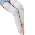 thumbnail image 1 of Rodilleras autocalentables Oso de Fresa 1 par gris y blanco M, 1 of 9