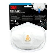 3M, MMM8233, N100 Particulate Respirator, 1 Each, White