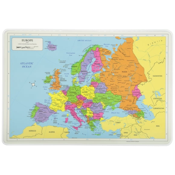 Mantel individual Painless Learning Europe Map EUR-1, 30 x 45 cm