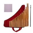 thumbnail image 4 of 15 Pipe G Key Pan Flauta Panpipes de bambú Instrumentos de viento de madera tradicionales chinos, 4 of 9
