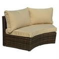 thumbnail image 2 of Manhattan Comfort Pearl Six Piece Semi- Circle Outdoor Sofa Patio Set In Brown And Grey, 2 of 6