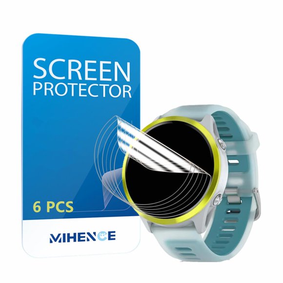 Mihence Protector De Pantalla Compatible Con Garmin Forerunner 570-47 Mm Smartwatch Hd Tpu Película Protectora (6Pcs)
