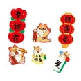 thumbnail image 2 of Imanes de refrigerador,Imanes de refrigerador del Año Nuevo Chino,Imanes de nevera del Año Nuevo Lunar novedosos,Pegatinas para Nevera Pegatinas 3D para Nevera,Pegatinas para Estilo B, 2 of 9