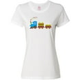 thumbnail image 3 of Inktastic Colorful Toy Train Women's T-Shirt, 3 of 5