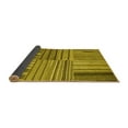 thumbnail image 2 of Ahgly Company Indoor Rectangle Abstract Yellow Contemporary Area Rugs, 5' x 7', 2 of 4