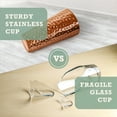 thumbnail image 2 of Inspired Living Stainless Steel Tumblers, Double-Wall Insulated Tumblers, Copper Finish, 20 oz, 4-Pack, 2 of 9
