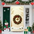 thumbnail image 4 of TanSiDing 2pcs Merry Christmas Door Banner Christmas Front Door Cover with Snowflakes and tree for Xmas Winter Seasonal Holiday Party Porch Wall Hanging New Year Entryway Decoration 35.43*70.87in, 4 of 6
