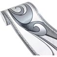 thumbnail image 3 of 10 cm x 9 m 1 Royal Volume Decorative Wall Sticker with Silver Gray Wave Pattern for Home Decor, 3 of 4