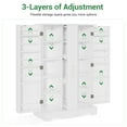 thumbnail image 3 of 47 Pantry Storage Cabinet, Freestanding Kitchen Pantry Cabinet with Drawer and Adjustable Shelves, White Kitchen Pantry Storage Cabinet, Buffet Cupboards Sideboard for Home Office Use, 3 of 13