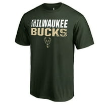 Men's Hunter Green Milwaukee Bucks Fade Out T-Shirt