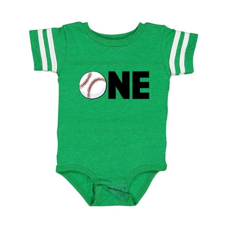 

Inktastic One- Baseball First Birthday Gift Baby Boy or Baby Girl Bodysuit