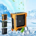 thumbnail image 4 of Portable Waist Fan Power Bank Flashlight 4000mAh Orange 3-in-1 Hands Free Cooling Device with LED Light, 4 of 8