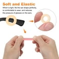 thumbnail image 4 of 18 Pairs Glasses Ear Grip 0.52" Silicone Ring Type Eyewear Retainer, Skin Color, 4 of 7