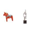thumbnail image 1 of Adorno Coleccionable De Caballo De Dala Sueco. Figura De Resina, Escultura Animal, Arte Abstracto, Ideal Para Estantería, Entrada, Vitrina, Mesa De Centro O Decoración Del Hogar., 1 of 8