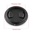 thumbnail image 2 of jiaping 127mm / 5 inch Black Boat RV Deck Plate Access Cover ABS, 2 of 7