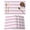 Pink, variant on Pink Stripe Placemats Set of 8, Modern Simple Geometric White Striped Placemats for Dining Table, Place Mats for Kitchen Tabletop, Waterproof Wipeable Dining Table Mats Set